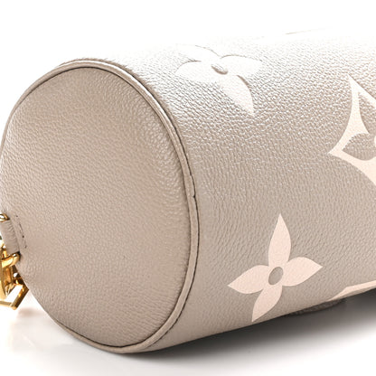 Louis Vuitton Empreinte Monogram Giant Papillon BB Tourterelle Cream 8 of 9