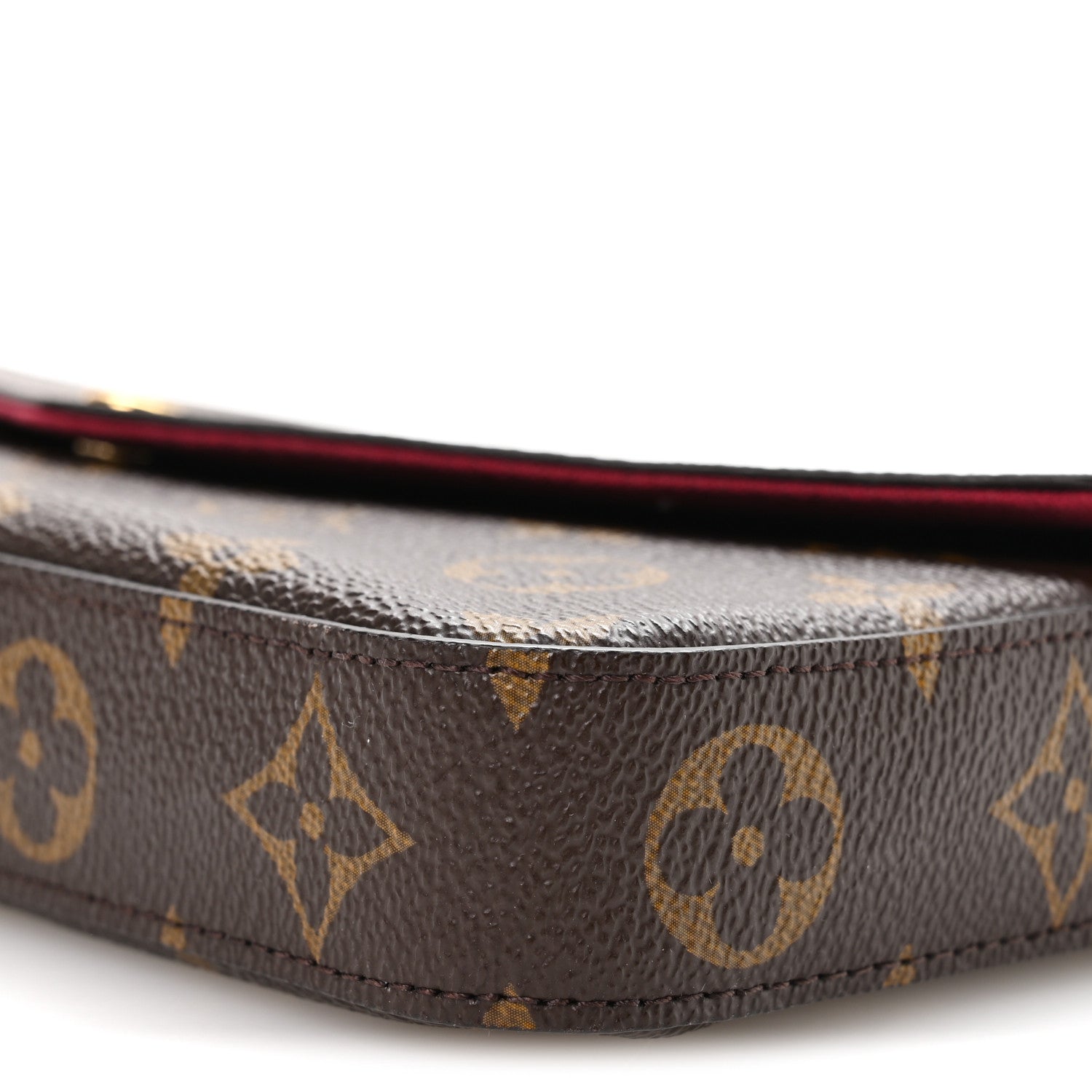 Louis Vuitton Monogram Pochette Felicie Chain Wallet Fuchsia 12 of 12