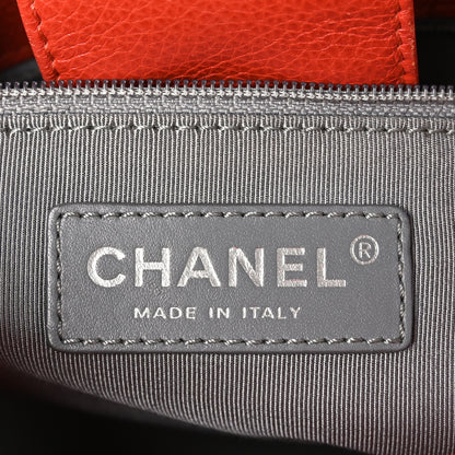 Chanel Calfskin Small Cerf Executive Shopper Tote Orange 12 of 12