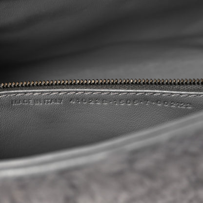 Balenciaga Merino Wool Papier A6 Zip Around Tote Gris Haussmannien 7 of 12