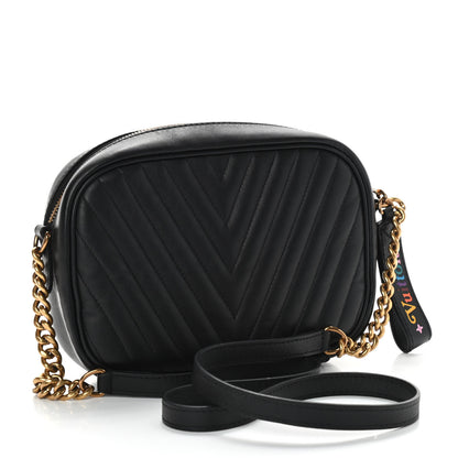 Louis Vuitton Calfskin New Wave Camera Bag Black 3 of 9
