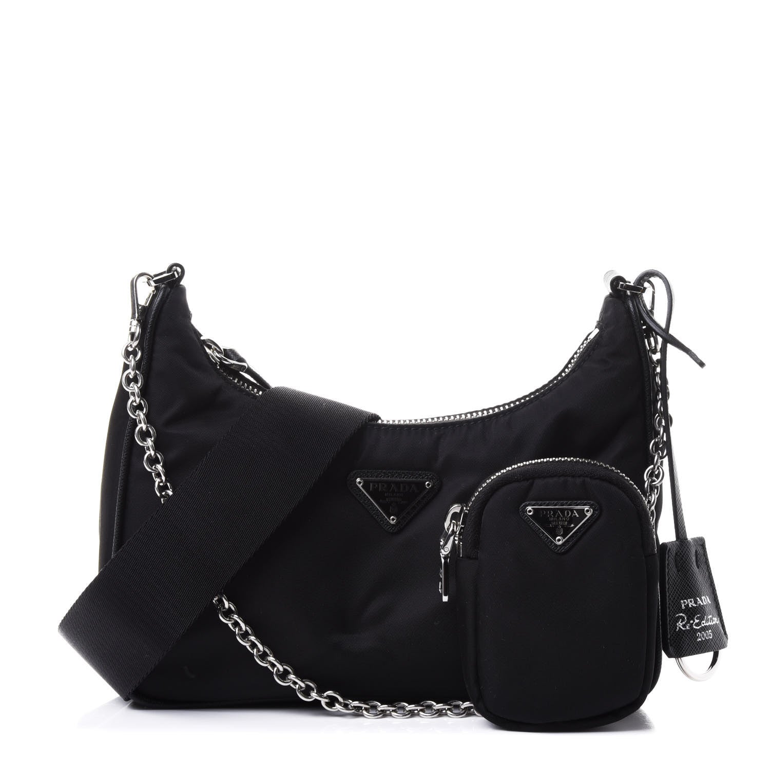 Prada Nylon Re-Edition 2005 Shoulder Bag Black 1 of 5