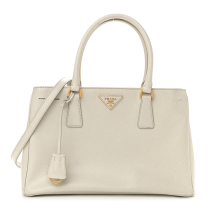Prada Saffiano Medium Galleria Double Zip Tote Bianco 1 of 14