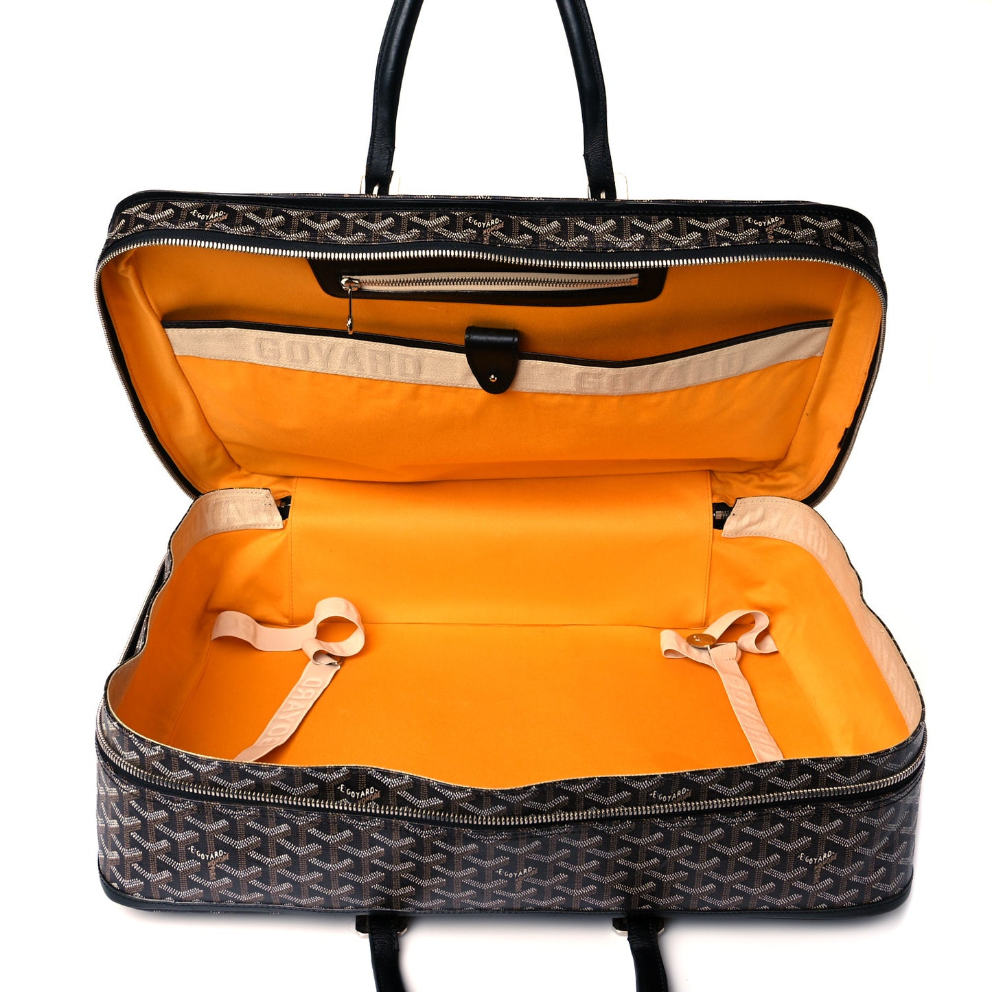 Goyardine Majordome 50 Soft Suitcase Black
