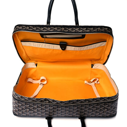 Goyard Goyardine Majordome 50 Soft Suitcase Black 5 of 11