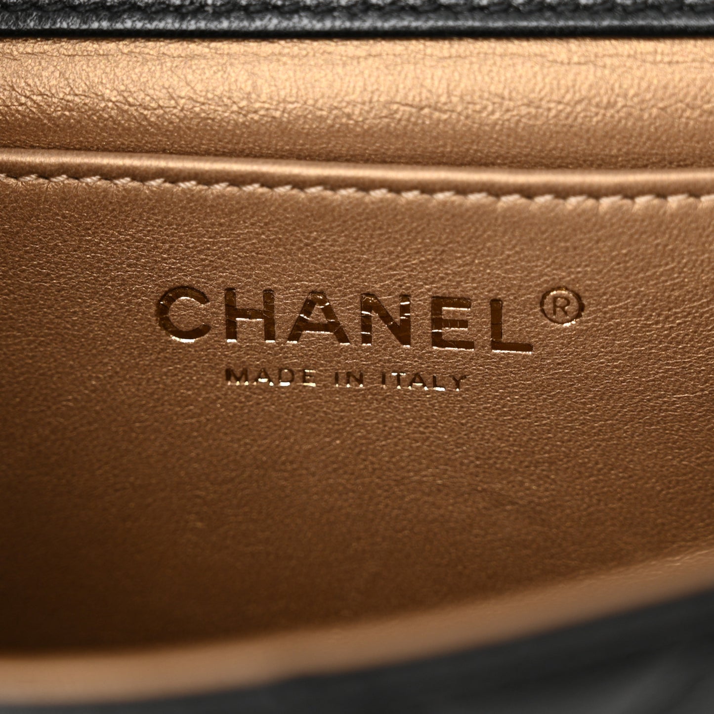 Lambskin Quilted Chic Pearls Flap Black