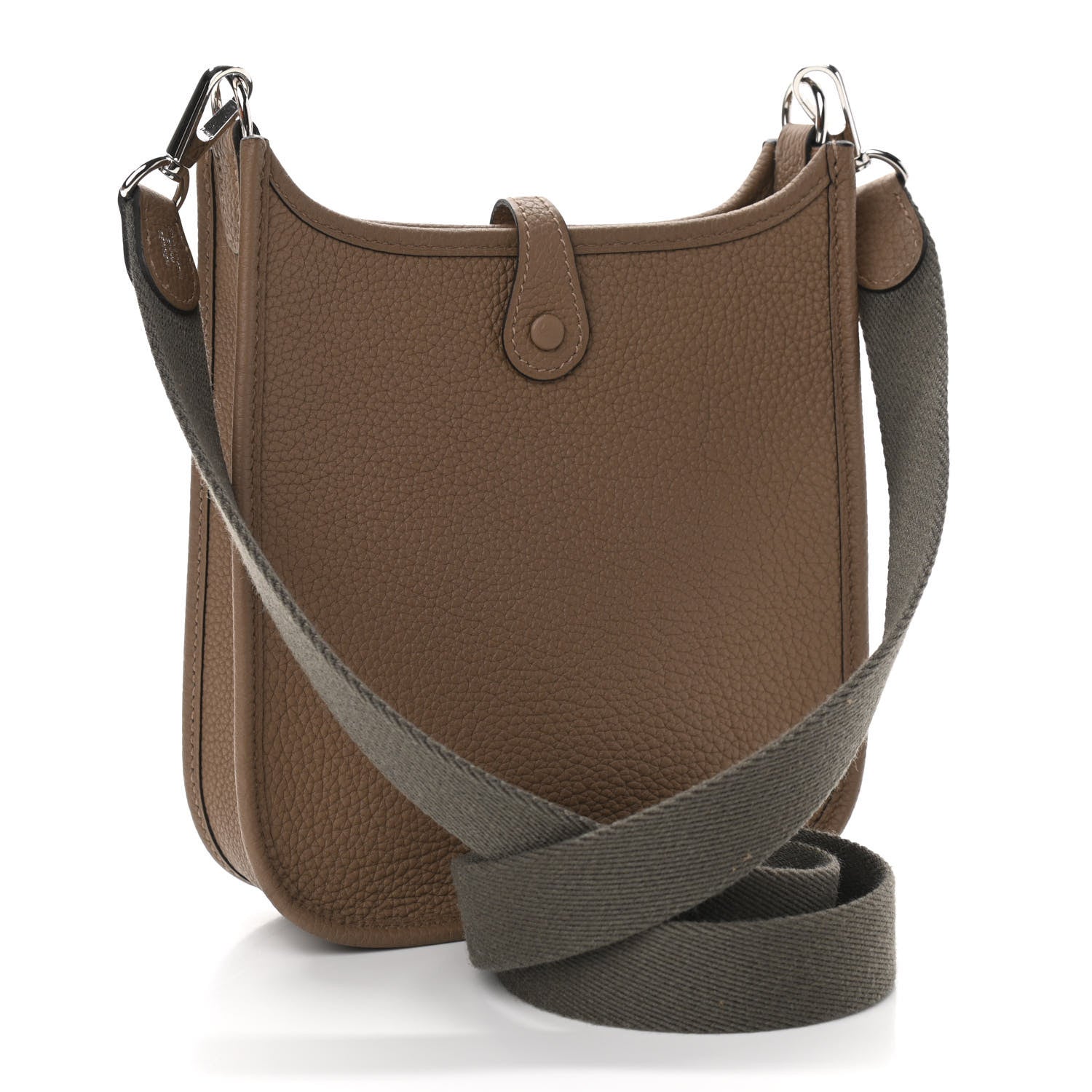 Hermes Taurillon Maurice Amazone Evelyne TPM Beige De Weimar Gris Etain 2 of 10