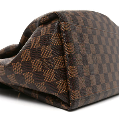 Louis Vuitton Damier Ebene Odeon Tote MM Black 8 of 9