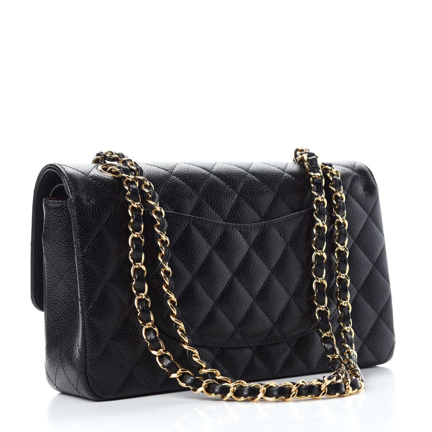 Chanel Caviar Quilted Medium Double Flap Black 3 of 11