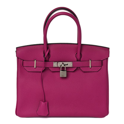 Hermes Togo Birkin 30 Rose Pourpre 1 of 23