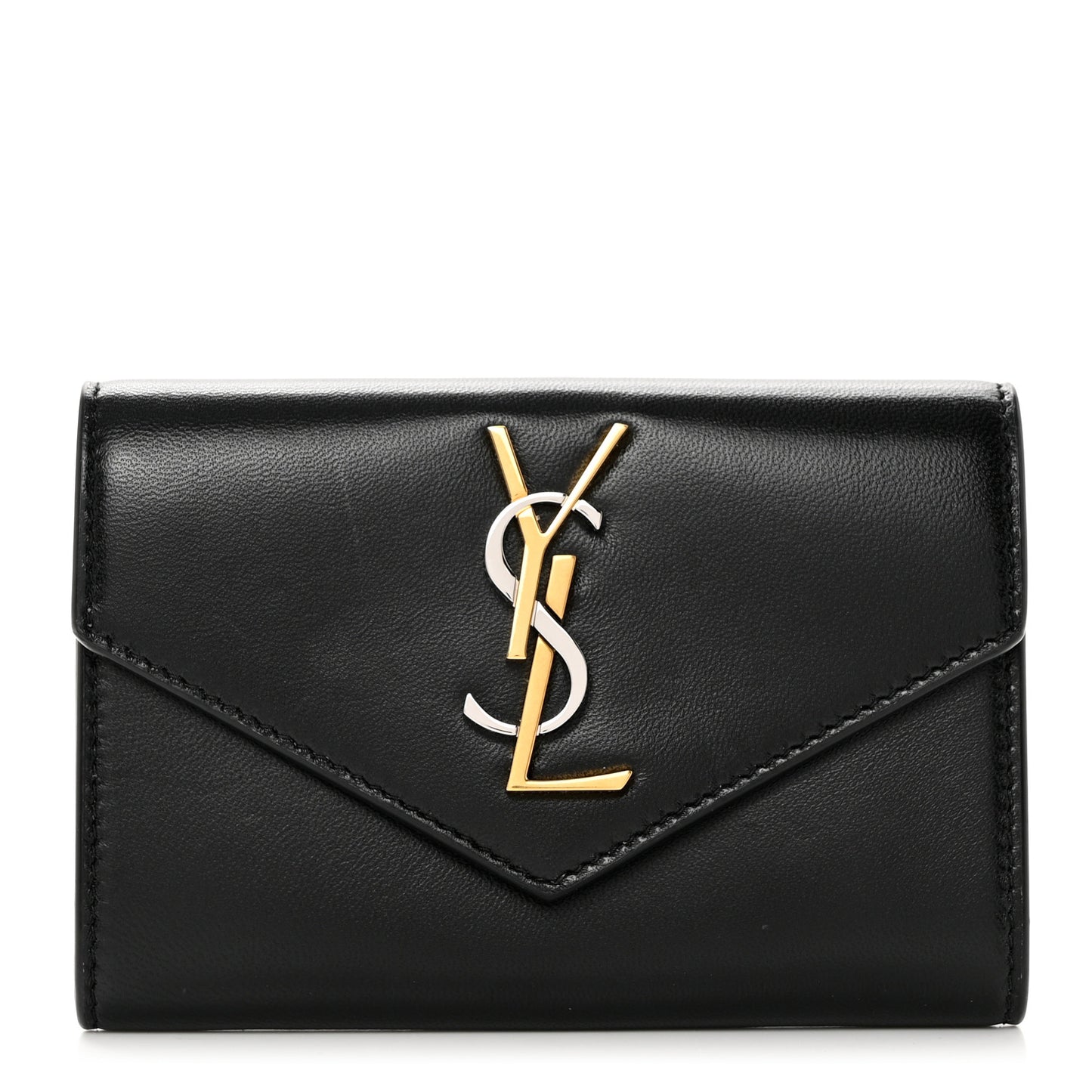 Nappa Small Monogram Envelope Wallet Black
