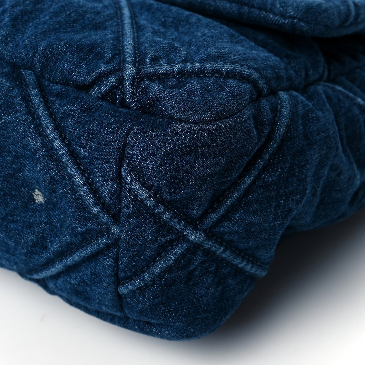 Denim Quilted Large Chanel 19 Flap Blue
