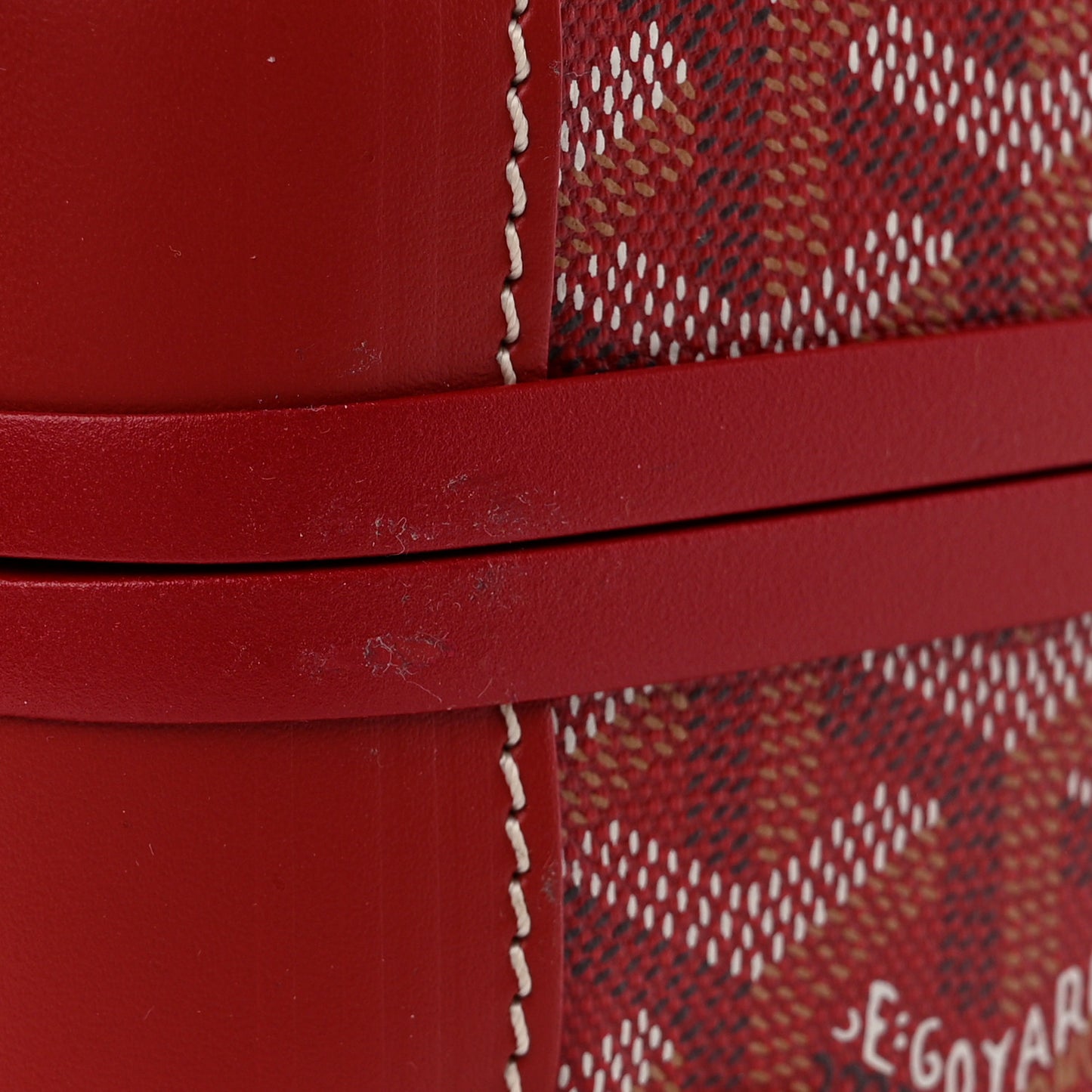 Goyardine Bourget PM Red