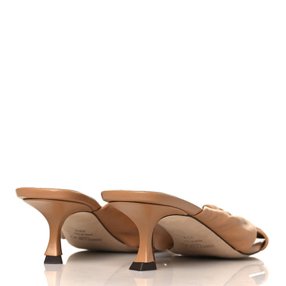Jimmy Choo Nappa Avenue 50 Mules 39.5 Caramel 4 of 7