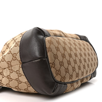 Gucci Monogram Medium Sukey Top Handle Dark Brown 8 of 9