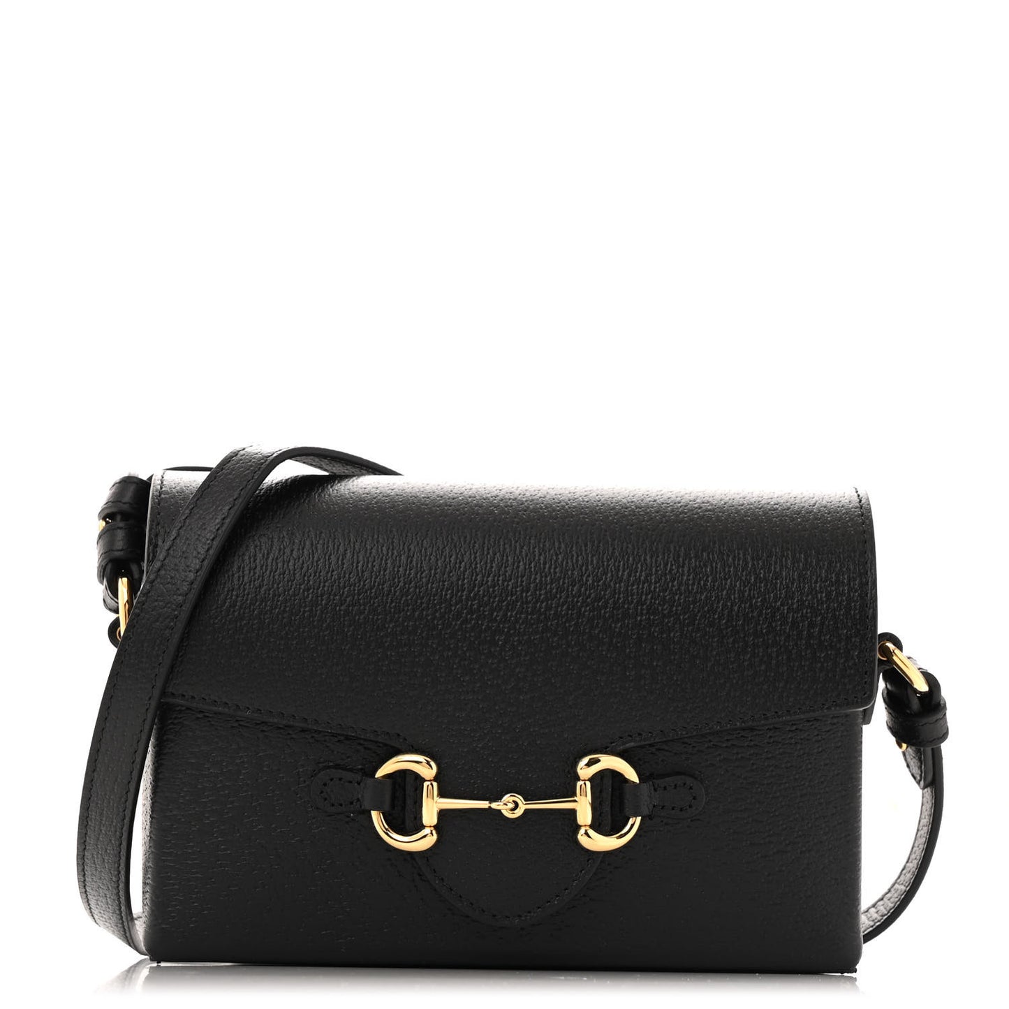 Calfskin Horsebit 1955 Shoulder Bag Black