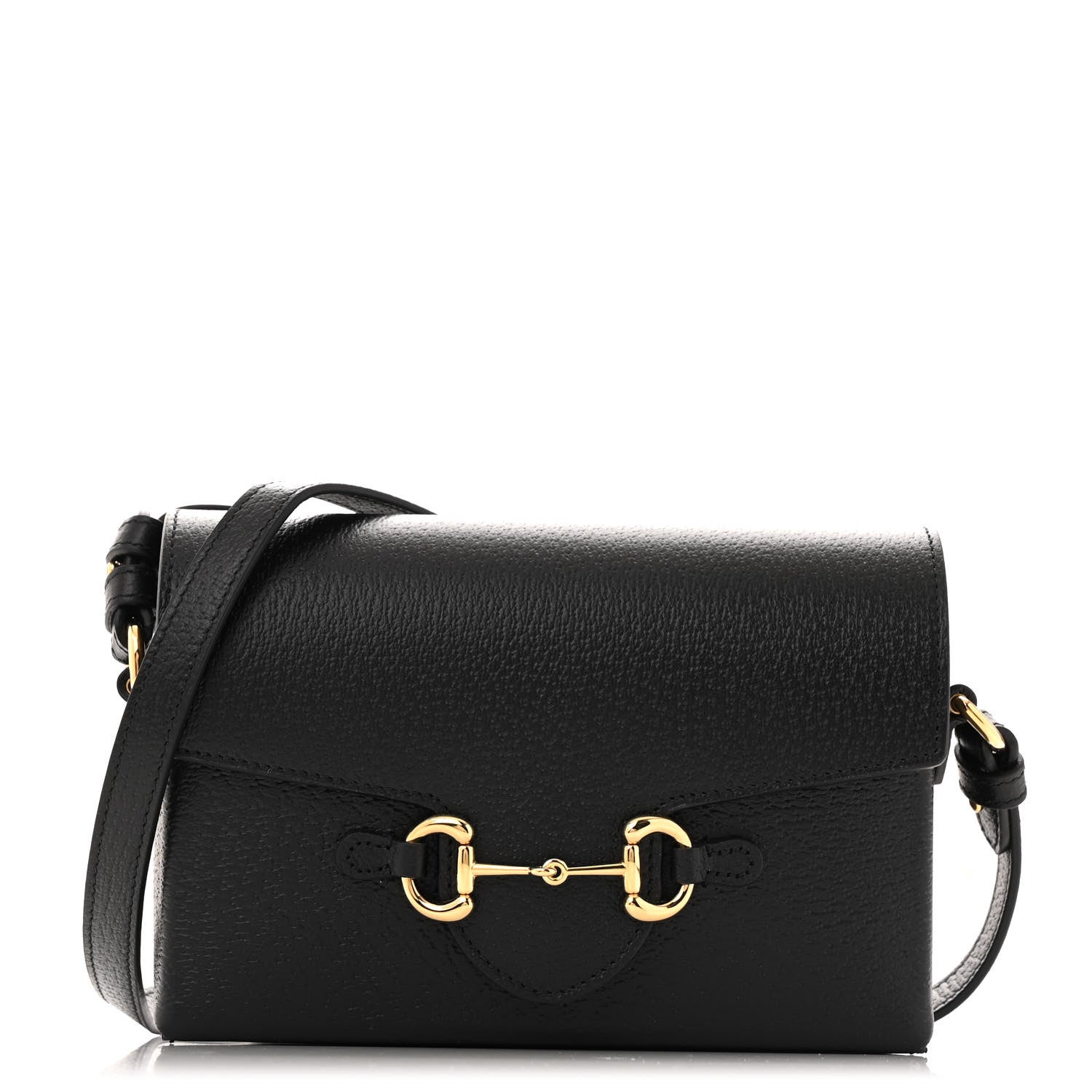 Gucci Calfskin Horsebit 1955 Shoulder Bag Black 1 of 11