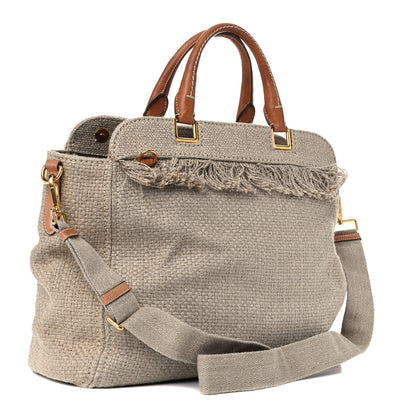 Prada Lino Tote Corda 3 of 17