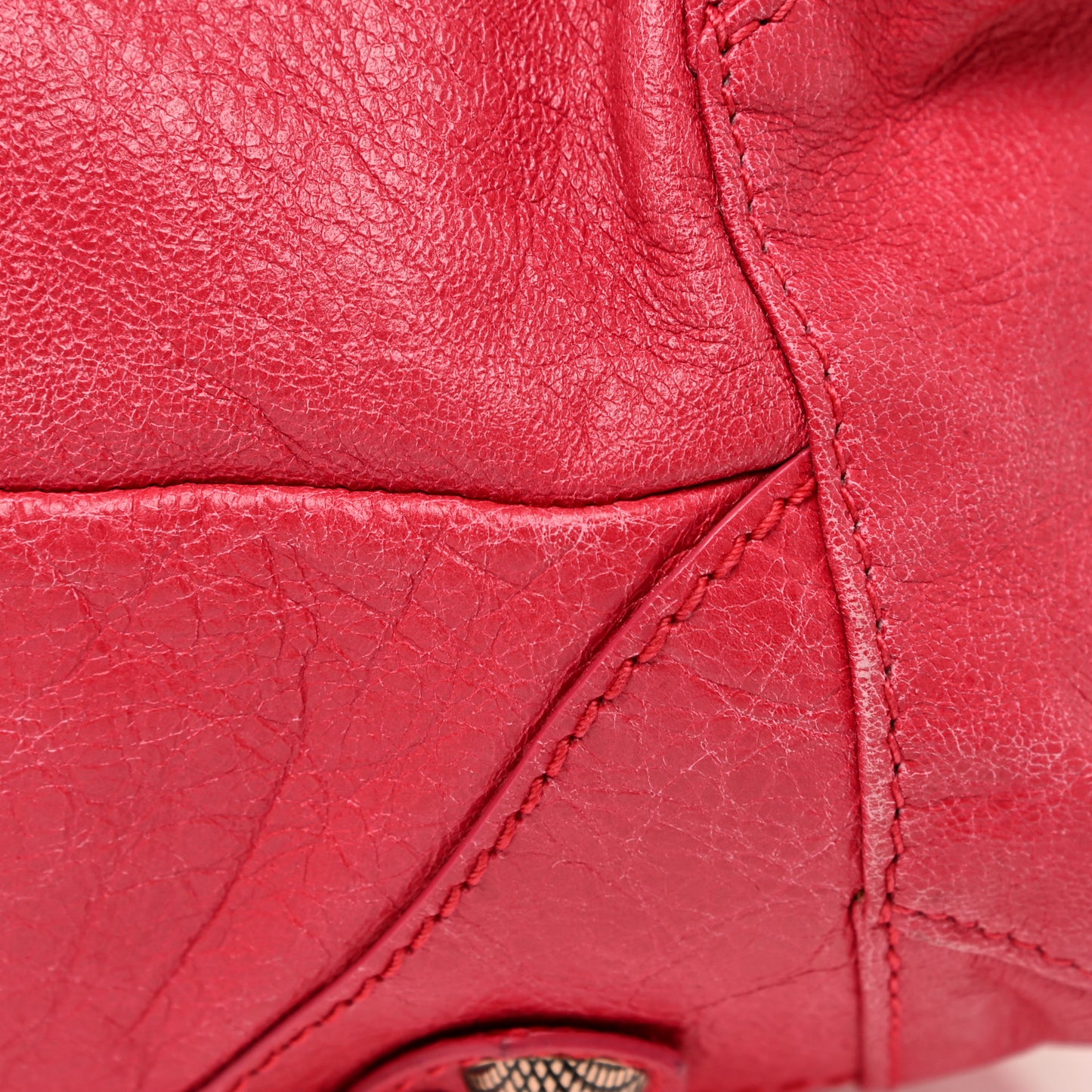 Agneau Giant 12 Rose Gold Hardware Day Hobo Rose Thulian