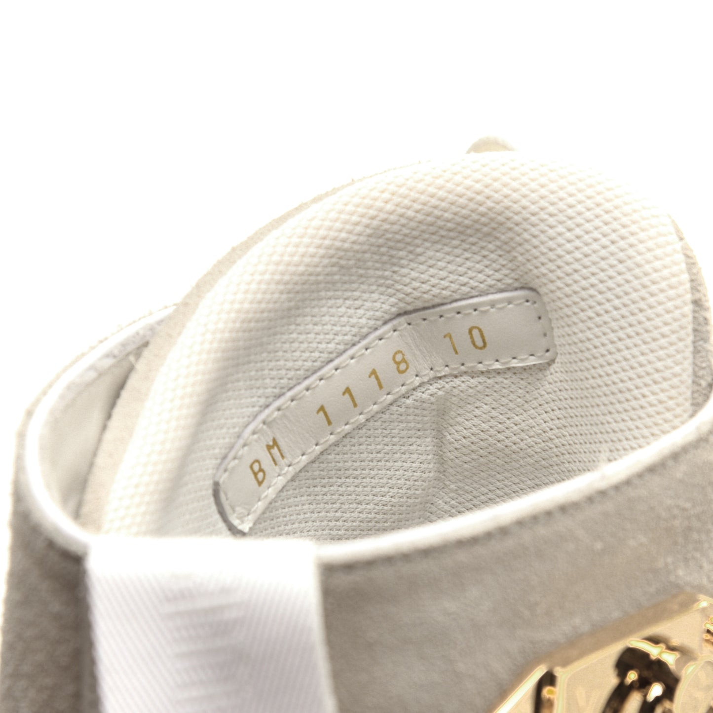 Calfskin Suede Mens Creeper Ankle Boots 10 White