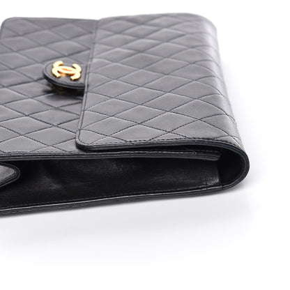 Chanel Lambskin Quilted Medium Single Flap Black 13 of 20