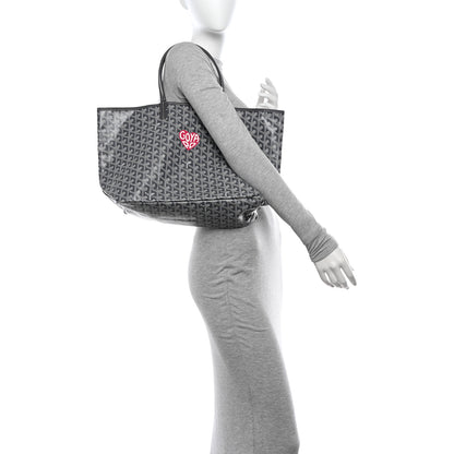 Goyard Goyardine Heart Saint Louis PM Grey 2 of 11