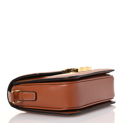 Celine Textile Natural Calfskin Teen Triomphe White Tan 4 of 18
