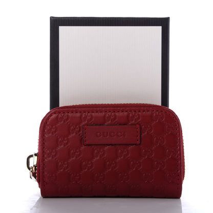 Gucci Microguccissima Zip Around Card Case Red 7 of 7