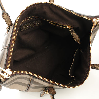 Burberry Smoked Check Small Salisbury Tote Antique Gold 7 of 11