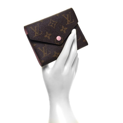 Louis Vuitton Monogram Victorine Wallet Rose Ballerine 2 of 8