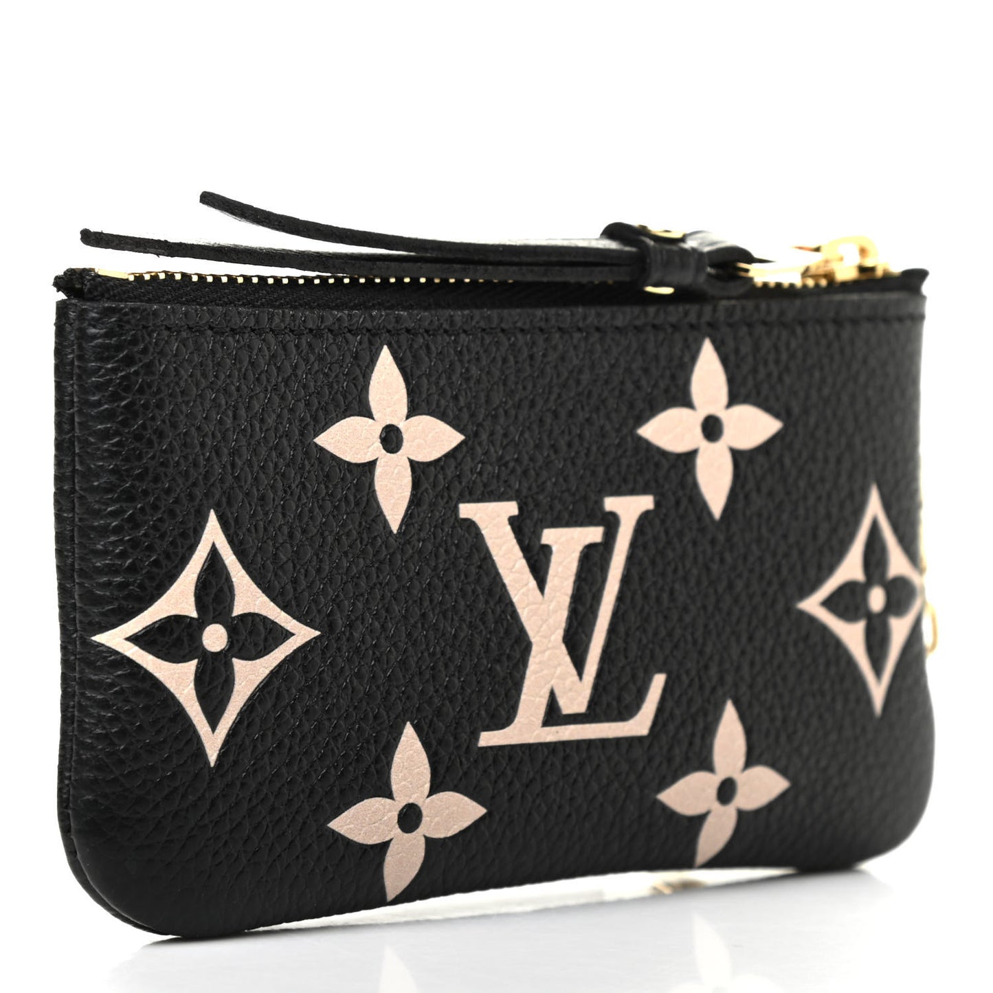Empreinte Monogram Giant Key Pouch Black Beige