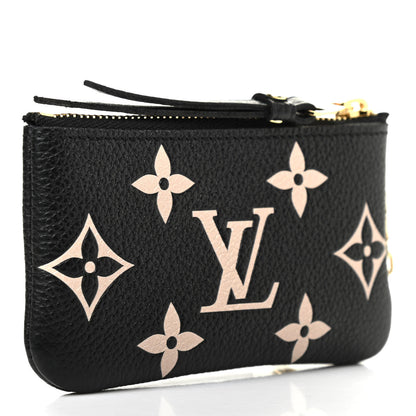 Louis Vuitton Empreinte Monogram Giant Key Pouch Black Beige 3 of 7