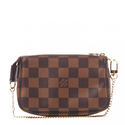 Louis Vuitton Damier Ebene Mini Pochette Accessories 1 of 8