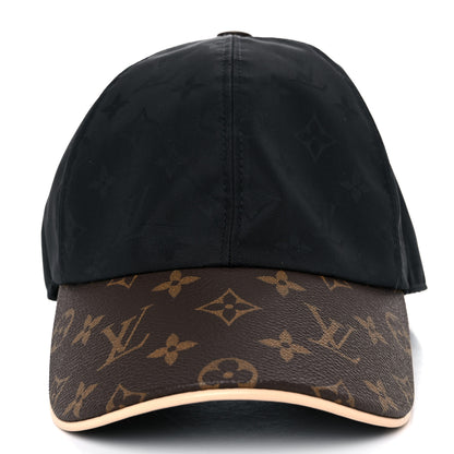 Louis Vuitton Polyester Silk Monogram LV Get Ready Cap M Black 4 of 6