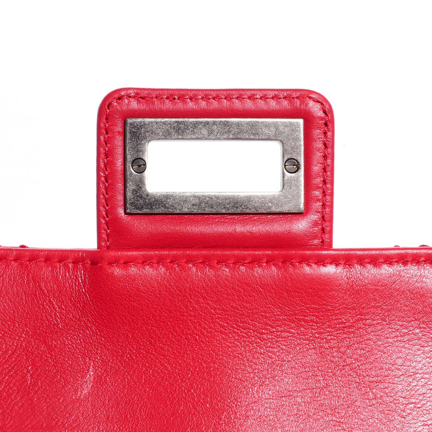 Calfskin CC Crave Reissue Jumbo Flap Light Red