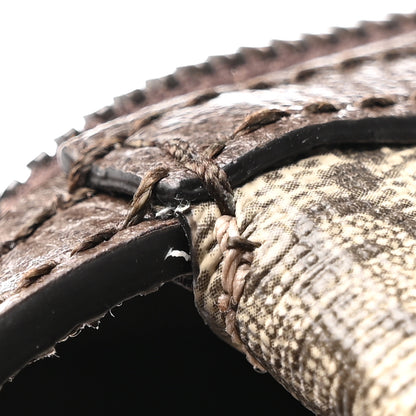 Gucci GG Supreme Monogram Textured Dollar Calfskin Web Small Savoy Toiletry Case Beige Ebony 11 of 17