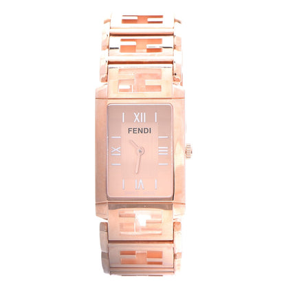 Fendi Stainless Steel 25mm Forever Tank Quartz Watch Rose 1 of 10