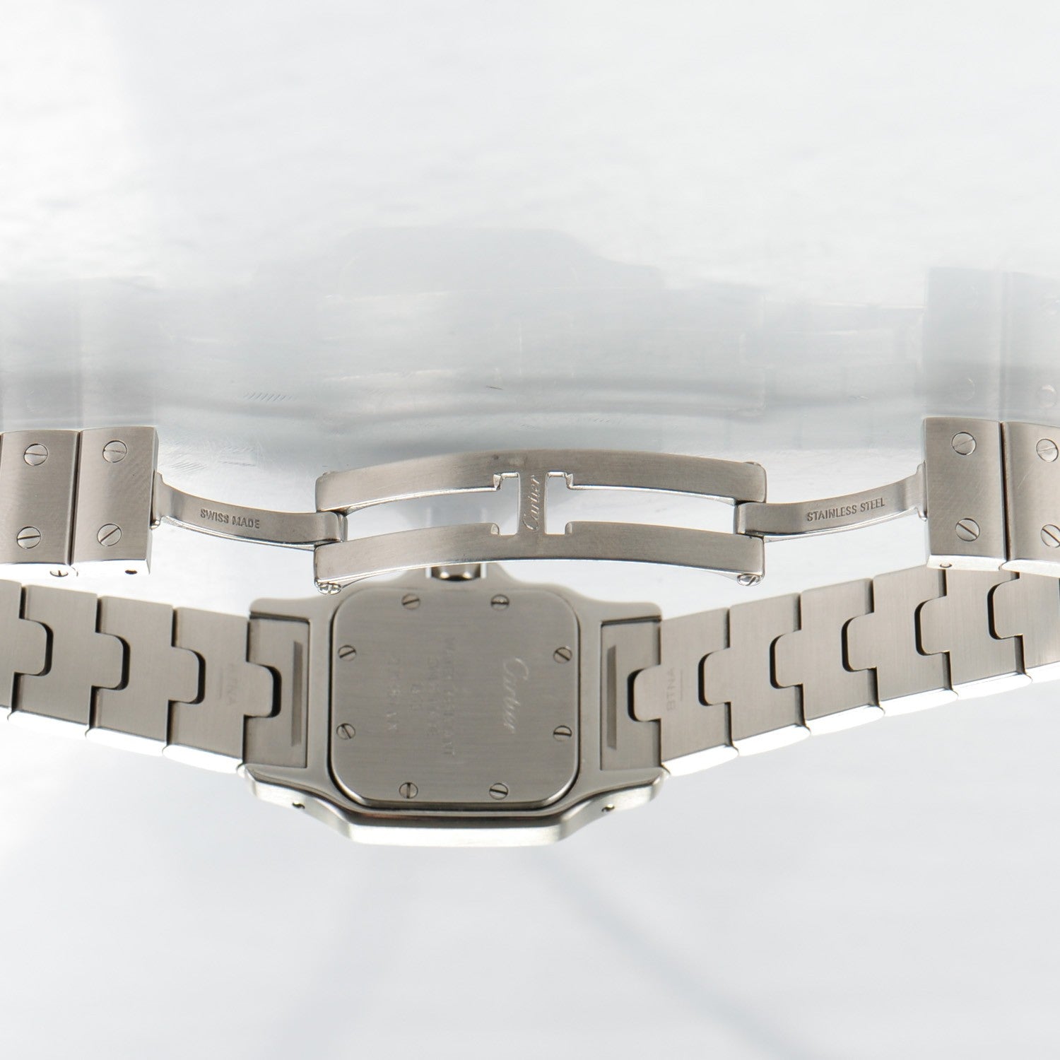 Cartier Stainless Steel 24mm Santos de Galbee Quartz Watch 6 of 8