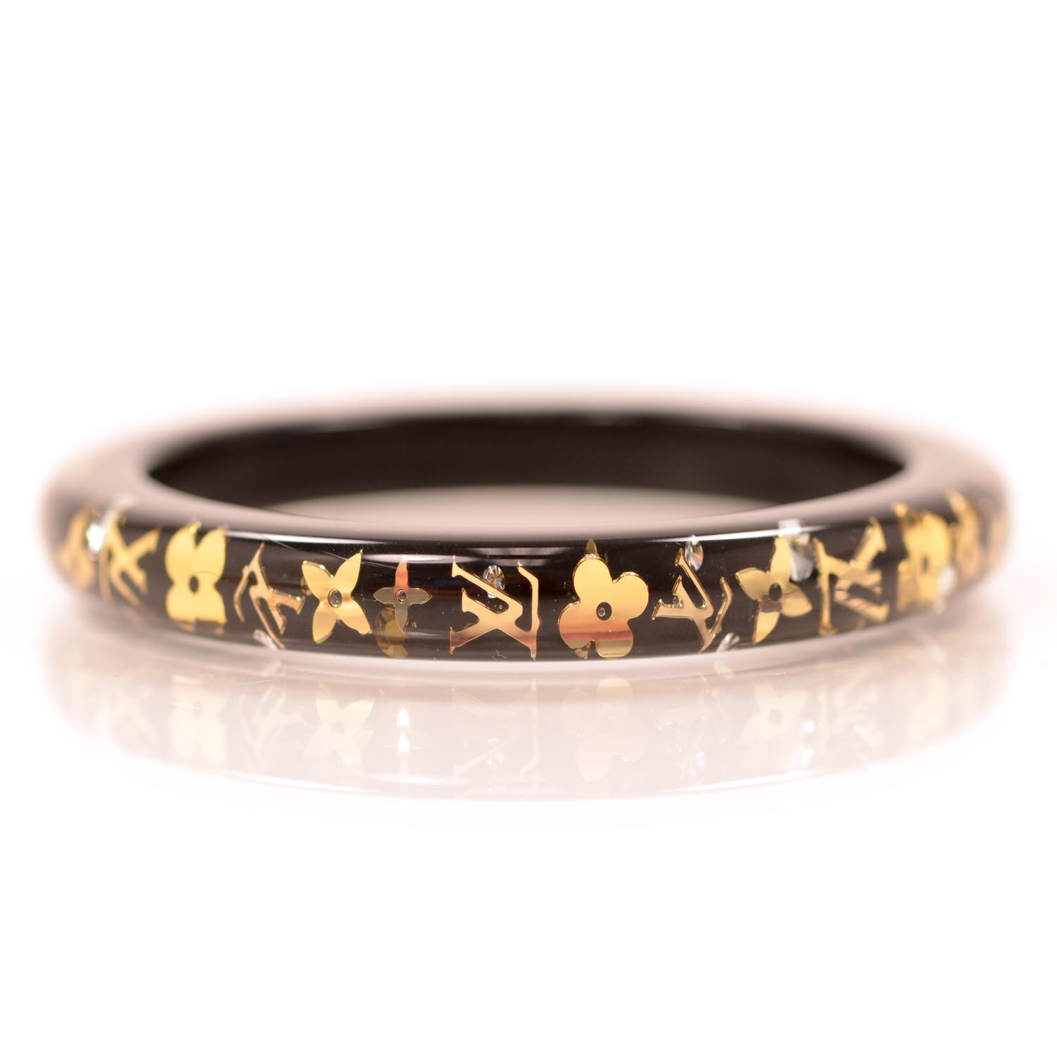 Louis Vuitton Inclusion Bracelet Medium Black 1 of 4