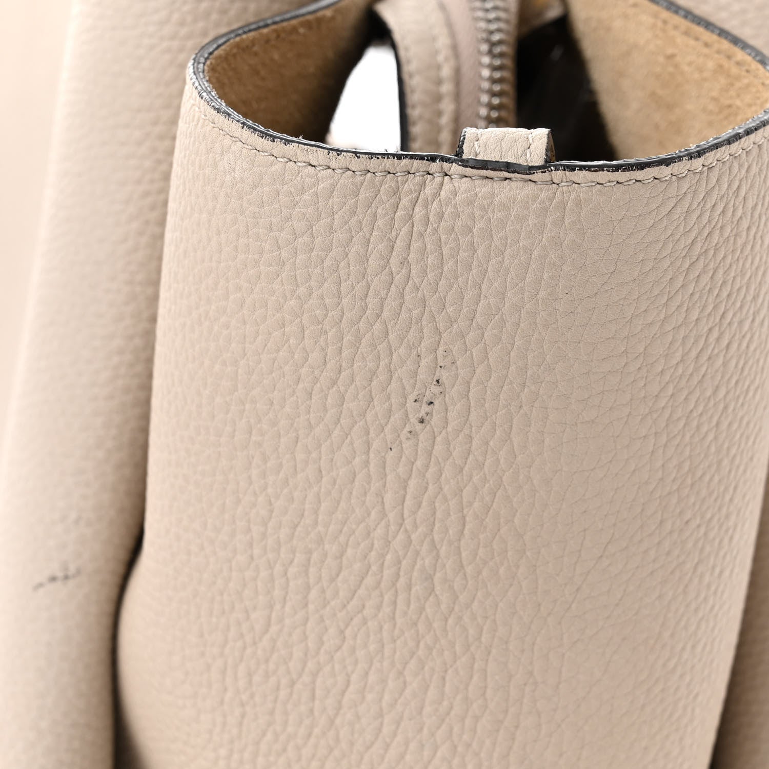 Celine Baby Grained Calfskin Medium Tri-Fold Bag Powder 19 of 22