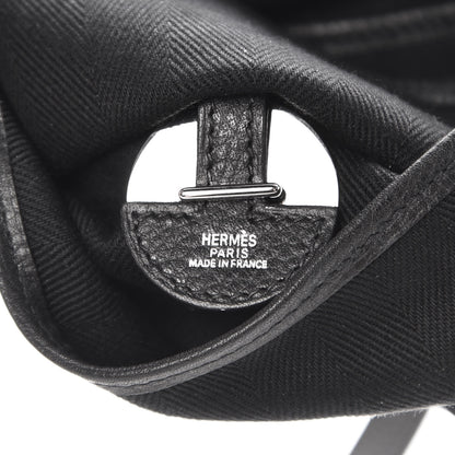 Hermes Vache Liegee Toile Sac Colorado PM Black 6 of 14