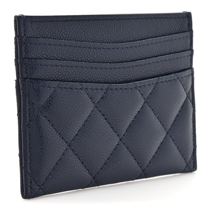 Chanel Caviar Quilted Multi Card Holder Navy 5 of 20