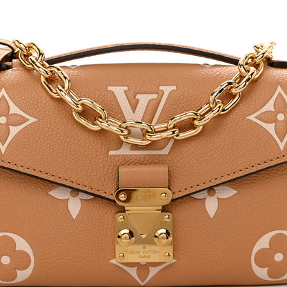 Louis Vuitton Empreinte Monogram Giant Pochette Metis East West Arizona Creme 7 of 9