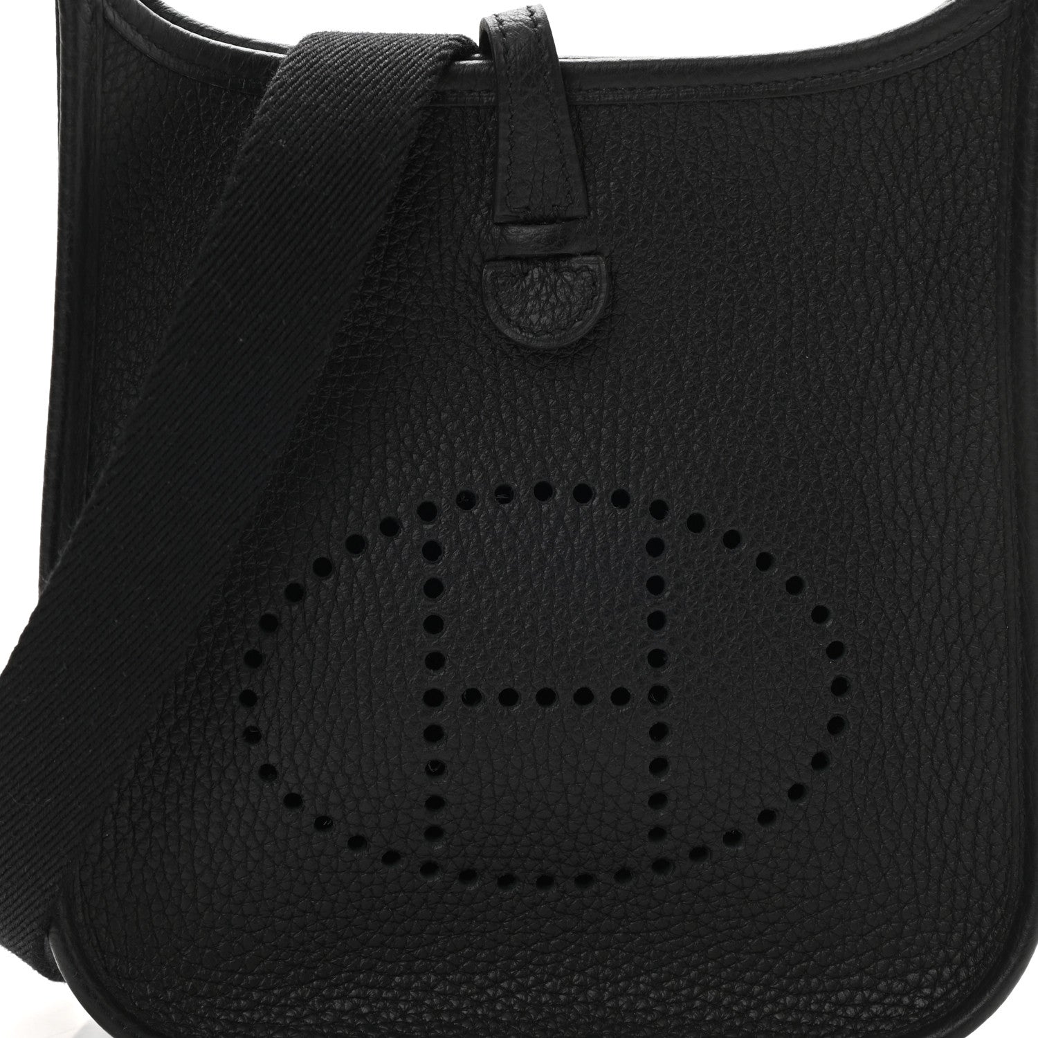 Hermes Taurillon Clemence Evelyne TPM Black 8 of 10