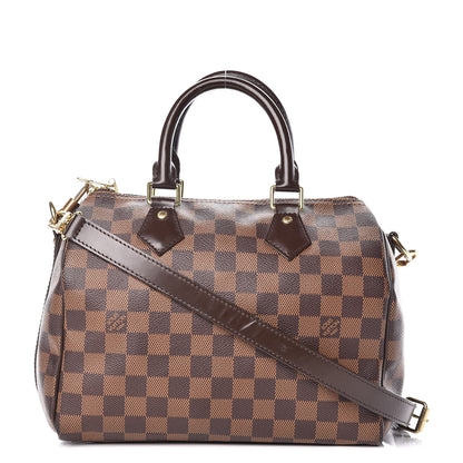 Louis Vuitton Damier Ebene Speedy Bandouliere 25 1 of 15