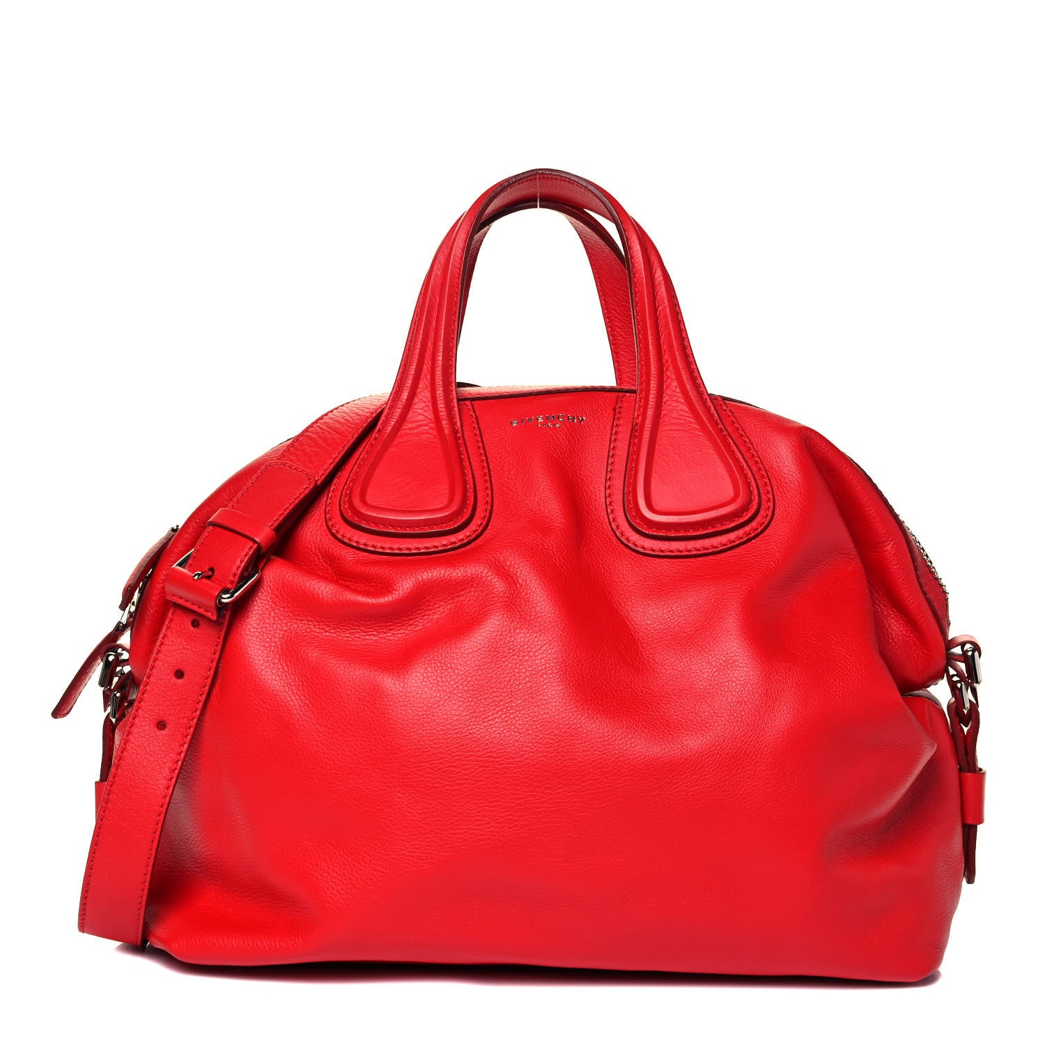 Givenchy Waxed Calfskin Micro Nightingale Medium Red 1 of 9