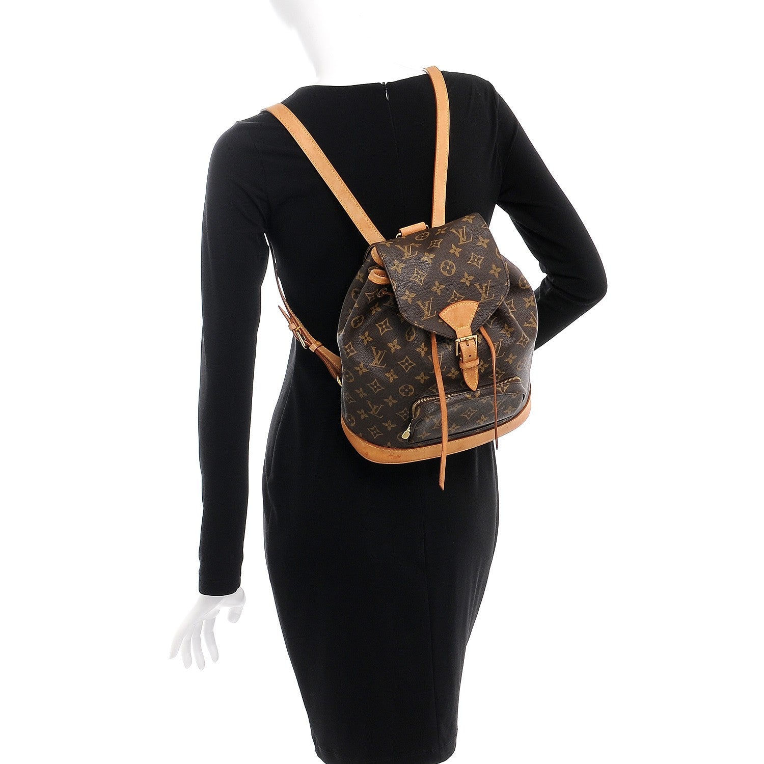 Louis Vuitton Monogram Montsouris MM Backpack 2 of 7