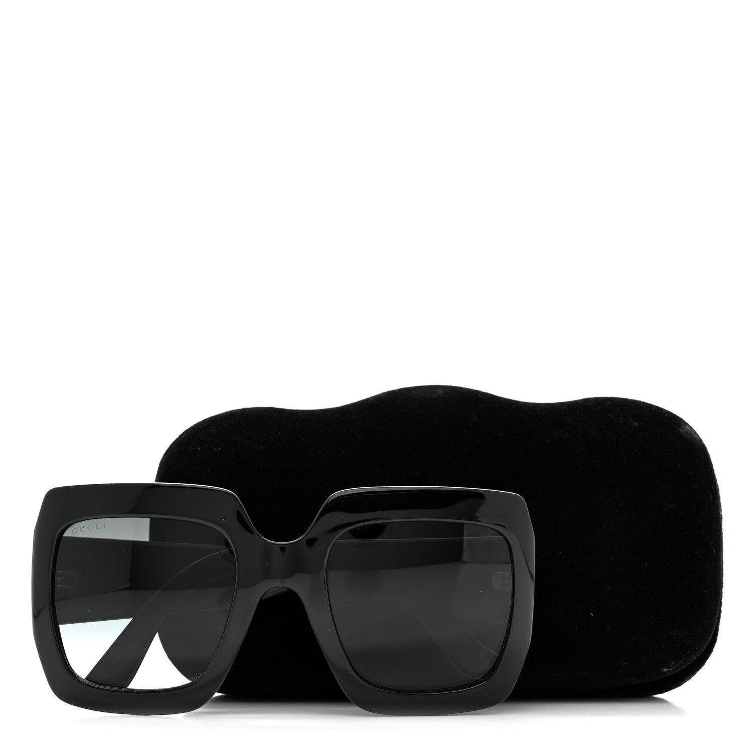 Gucci Acetate Square Frame Sunglasses GG0141S Black 8 of 8