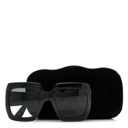 Gucci Acetate Square Frame Sunglasses GG0141S Black 8 of 8