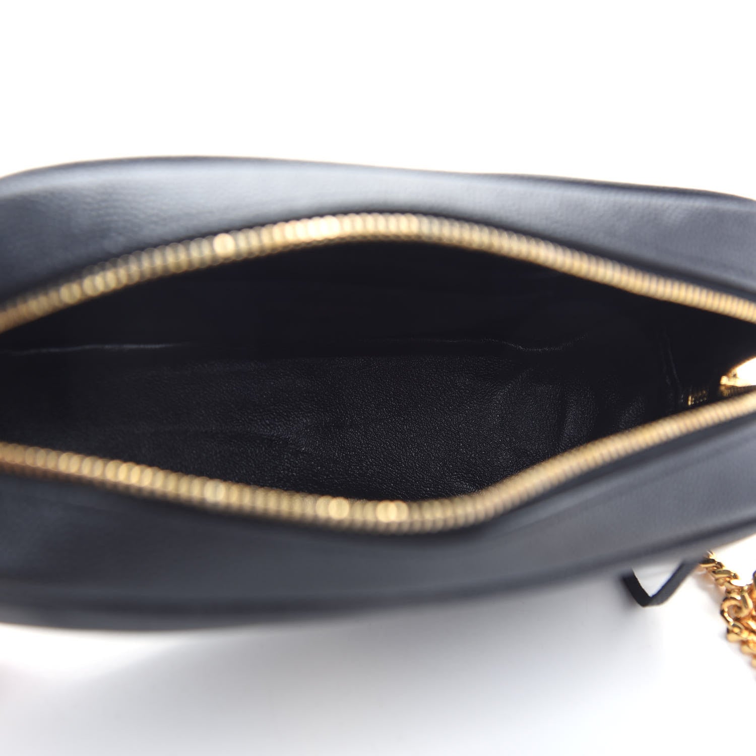 Saint Laurent Grain De Poudre Matelasse Monogram Mini Lou Camera Bag Black 5 of 11